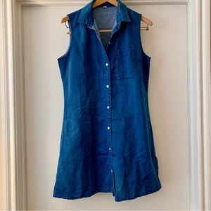 🆕 Blue Denim Shift Dress